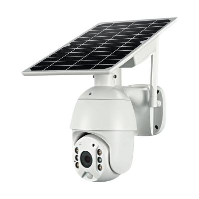 China Solar Power 4g Security Camera 3G 4G WIFI PTZ Camera Outdoor Wireless Surveillance 1080p Solar PAN-TILT Security Camera for sale