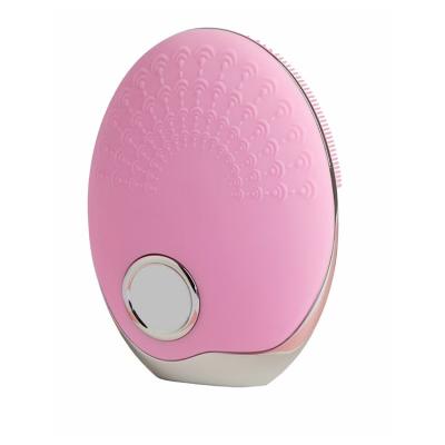 China Rechargeable Waterproof Facial Skin Rotation Brush Deep Cleansing Facial Cleansing Massager for sale