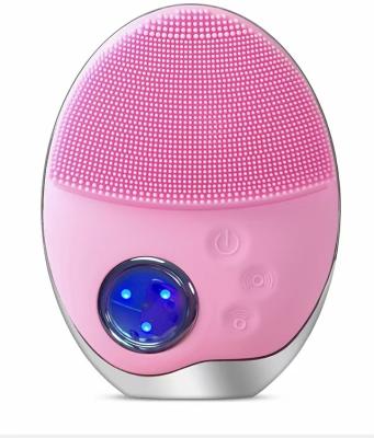 China Rechargeable Electric Facial Deep Cleansing Silicone Facial Skin Brush Deep Cleansing Sonic Facial Skin Brush for sale