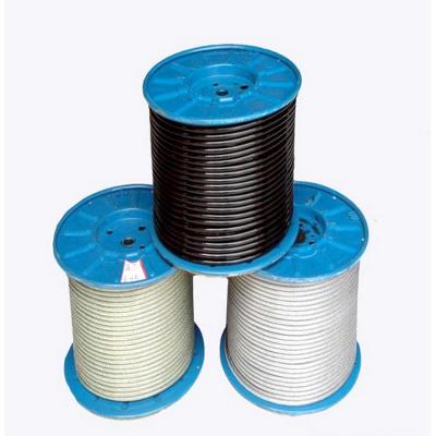 China Household specializing in the manufacture of plastic coated steel wire clothesline fencing net wire rope 0.8-10mm TPU/PVC/PP/PA coating for sale