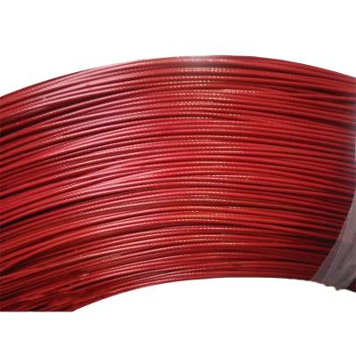 China Household Color Plastic-Coated Steel Wire Clothesline Fencing Net Wire Rope 0.8-10mm TPU/PVC/PP/PA Coating for sale