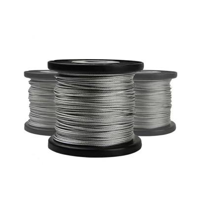 China Galvanized / Non-galvanized Wire Rope Stainless Steel Cable Brake Rope Steel Wire Household Sling for sale