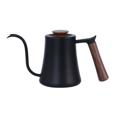 China American New Style Coffee Maker Household Sustainable Hot Selling Hand Made Narrow Long Tell Stainless Steel Mouth Appliances Drip Coffee Pot for sale