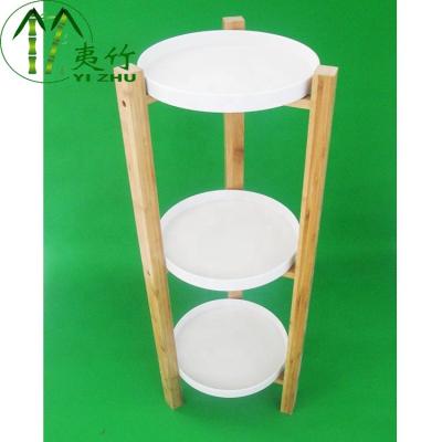 China Yihua Viable 3-4 Layers Factory Price Products Bamboo Shelf For Living Room Decor for sale