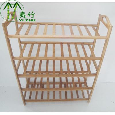 China Natural Bamboo Shoe Rack Hot Selling Shoe Shelf Storage Rack Unit Shelf Shoe Rack Designs for sale