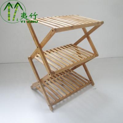 China 2020 Hot Sale Designs 3 Tier Household Shoe Rack Factory Modern Bamboo Shoe Rack Shelf for sale