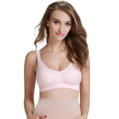 China Pregnant Women QUICK DRY Comfortable Bamboo Fiber Seamless Maternity Nursing Bra For Women for sale