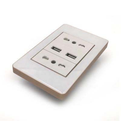 China Commercial/Industrial/Hospita/Nice General Purpose Shape 118 Series Light Bulb Italian Electric USB Power Socket for sale