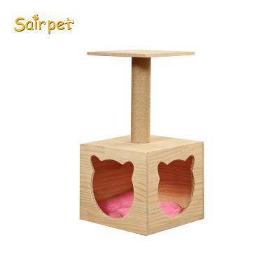 China Viable Cat Tree House Claw Mushroom Play Stand Hanging Modern New Level Cat Tree Condo New Design Cat Tree for sale