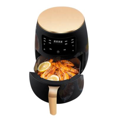 China Easy Operate Fast Delivery 4.5L 1400W Digital Control Electric Air Fryer With Small MOQ for sale