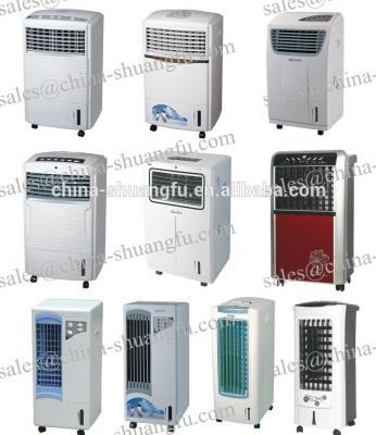 China plastic electric water evaporative air cooler/portable water cooling fan/portable air conditioning fan for sale