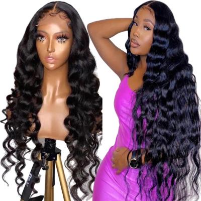 China Wholesale 180 Density HD FREE Body Wave Lace Front Brazilian Virgin 13x6 Transparent HD Lace Frontal Wig For Black Women for sale