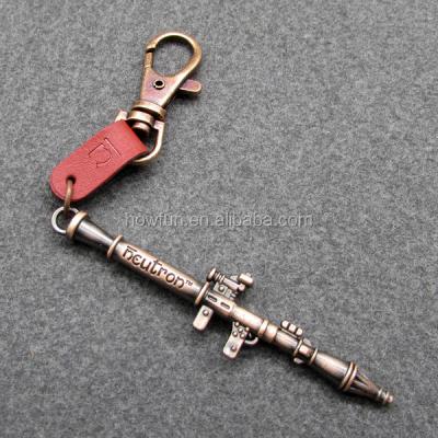 China Sustainable Arts And Crafts Bronze Metal Key Chain for sale