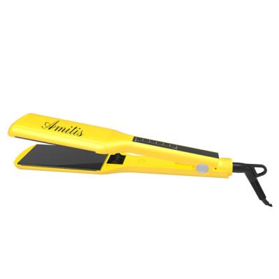 China Household Amitis Titanium Wide Plate Flat Irons Fast Heating Permanent Hair Straighter for sale