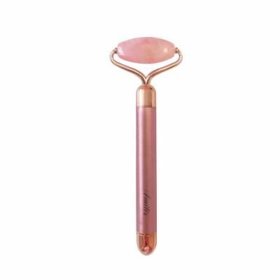 China Face Lift Jade Amethyst Roller Massage Skincare Guasha Facial Stone Device for sale