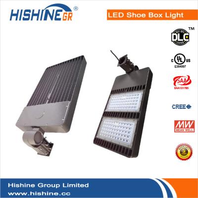 China El cuerpo de aluminio poste de la lámpara montado llevó la luz llevada lista de iluminación industrial 200W del shoebox de la UL del área DLC en venta