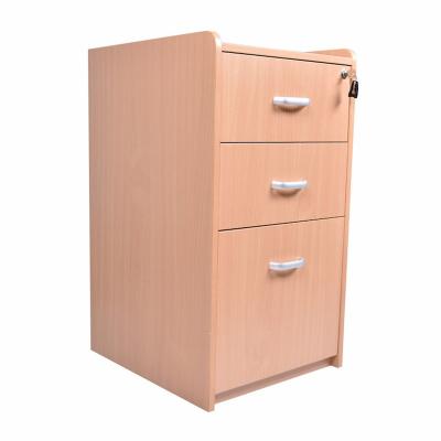 China Best Selling Durable Wooden Desk 3 Drawer File Cabinet for sale