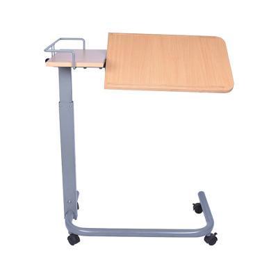 China New Arrivals Easy Mobile Overbed Table Adjustable With Overbed Table Wheels for sale