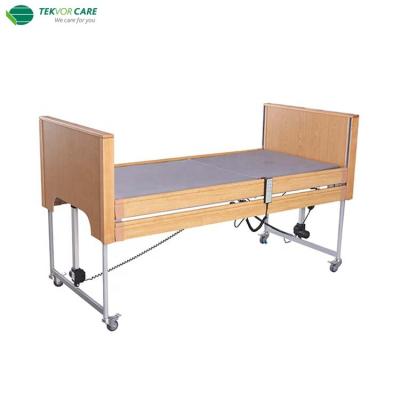 China Best Selling 5 Functions Home Style Home Care Electric Wood Electric Bed Hospital Bed Electric Wooden Hospital Bed for sale