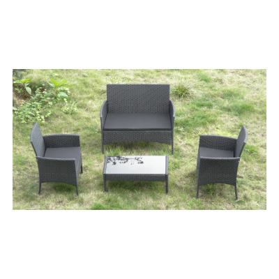 China Modern New Design Factory Fashion Modern Metal Garden Outdoor Furniture Rattan Sofa Set Furniture Modern for sale