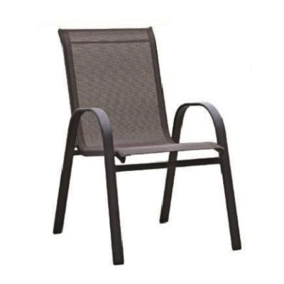 China Modern China Uplion Metal Frame Living Room Chairs Lower Price Stackable Textile Garden Arm Chairs for sale