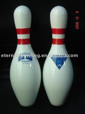 China wood core & fabric plastic bowling pins for sale for sale