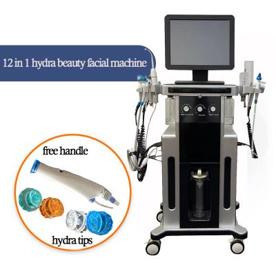 China Pigment Removal OEM 14 In 1 Hydraulic Peel Diamond Hydra Dermabrasion Facial Oxygen Jet Peel Oxygen Machine for sale