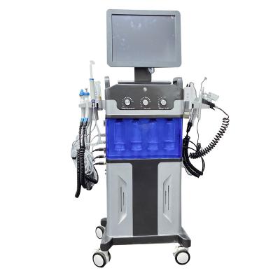 China Dye Removal Aquafacial Skin Analyzer 13 in 1 DM Hydrabeauty Hydradermabrasion Dermabrasion Facial Hydraulic Equipment Hydrofaci Facial Machine for sale