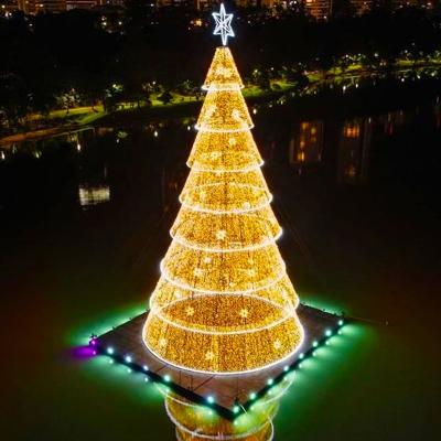 China Holiday Decoration Mall Outdoor Commercial Christmas Tree Decorated Christmas Trees All Sizes and Colors Customization for sale