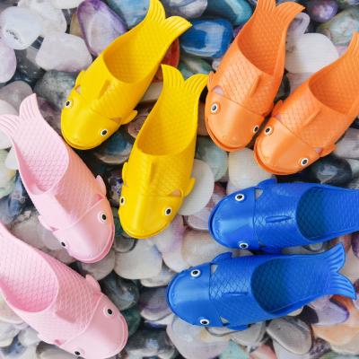 China Small Goldfish Slippers Light Children's Slippers Interesting Cute Soft Fish Non-slip Home Slippers Toy Shoes for sale