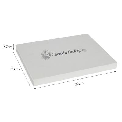 China Recycled Materials Plain A4 Size White Custom Paper Packaging Boxes for sale