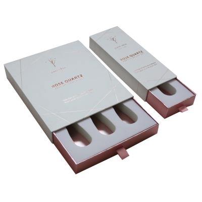 China Recyclable Custom Makeup Cosmetic Drawer Paper Boxes Eco Friendly for sale