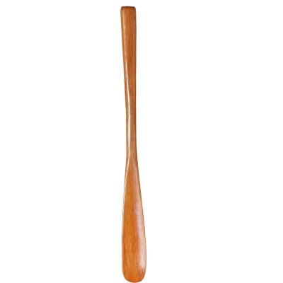 China TOP SELLING Natural and Bamboo Eco-friendly Household Wooden Shoe Horn for All People for sale