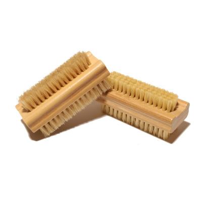 China Natural Nail Brush Wood Plant Direct Eco-Friendly Bamboo With 3000 Pcs Natural Boar Hair Shapewoodech Wbamboooar Medium Hair for sale