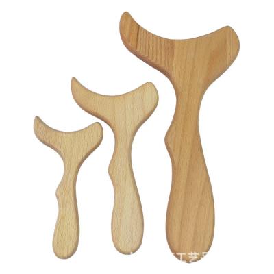 China Handheld Wooden Guasha Tools Paddle Wood Massage Anti Cellulite Massage Tool For Health Care for sale