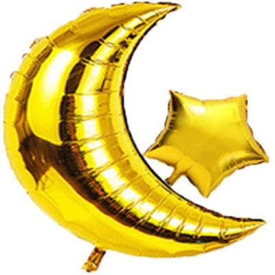 Chine Party Decoration Ramadan Mubarak Balloon Banner Latex Balloon Moon Star Foil Balloon Home Party Supplies à vendre