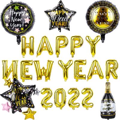 China 2021 Party Decoration 2022 Balloons Party Supplies Foil Balloons 2022 Happy New Years Balloon Set Party Decoration Supplies à venda