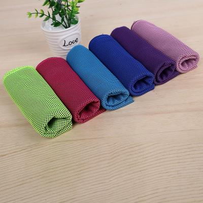 China Soft Relief Cooling Towel For Neck Cool Ice Towel Microfiber Towel Headband Bandana Scarf Cool Cold Tow for sale