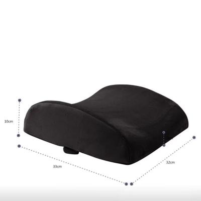 China Wholesale Ergonomic Ergonomic Orthopedic Pillow Back Pain Waist Memory Foam Lumbar Cushion for Office, Car Chair for sale