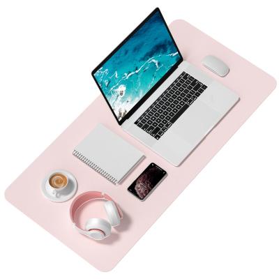 China Water Resistance Customzied Waist Desk Protector Non Slip PVC Mat Mouse Pad PU Leather Protector Desk for sale