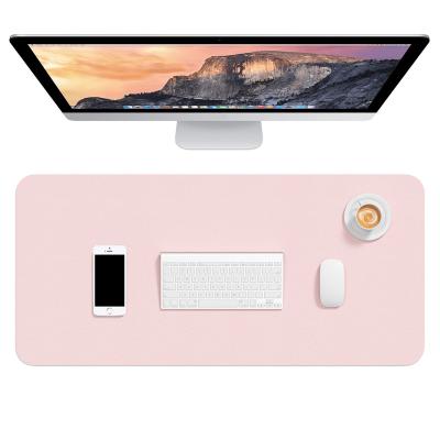 China Water Resistance Customzied Waist Desk Protector Non Slip PVC Mat Mouse Pad PU Leather Protector Desk for sale