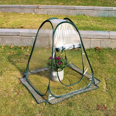 China Home Gardening Plant Tarp Garden Flower Shed Backyard Portable Easily Assembled Automatic Planting Small Greenhouse for sale