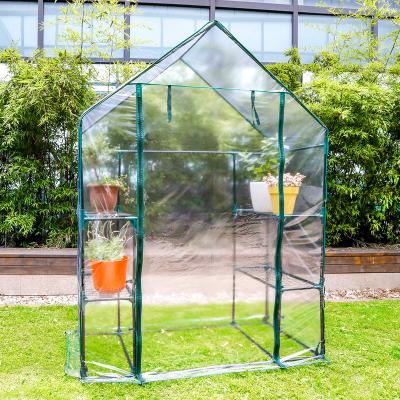 China Easily Assembled Transparent Amazon Top Shade Three Tier Planting Garden Planting Greenhouse for sale