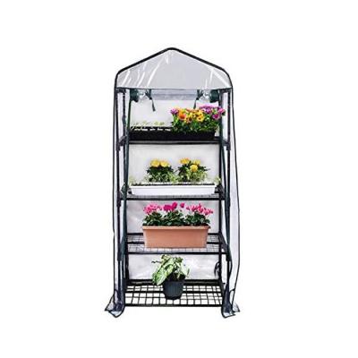 China Mini Portable Waterproof Indoor Outdoor Garden Green House Backyard Greenhouses with Upgraded Clear PVC Coating for sale