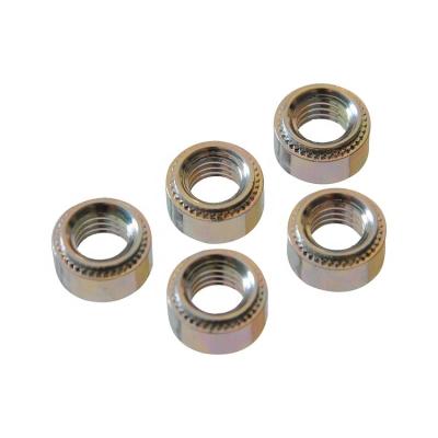 China Heavy Industry Factory New Rise Color Zinc Plating Carbon Steel Self Hooking Nut For Panels for sale