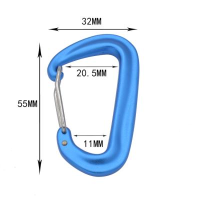 China Aluminum Manufacturer Supplier Aluminum Mountain Rope Metal Carabiner Climbing Hooks for sale