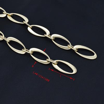 China Used on clothes manufactural best quality metal handle tote bag gold sale custom chain for sale