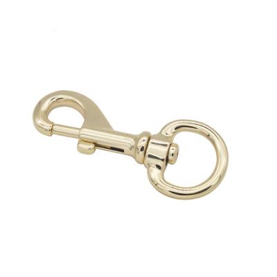 China Hot New Products Durable Customized Gold Carabiner Metal Dog Hook Buckle For Handbag for sale