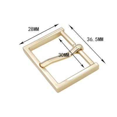 China 30MM Pin Clip Reversible Belt Buckle Customized Zinc Alloy Men's High Quality Metal Pin Clip Buckle for sale