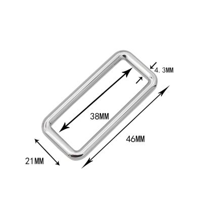 China Wholesale Cheap Eco-friendly Square Ring Buckle For Handbag Accessories for sale